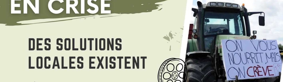 Crise agricole et solutions locales